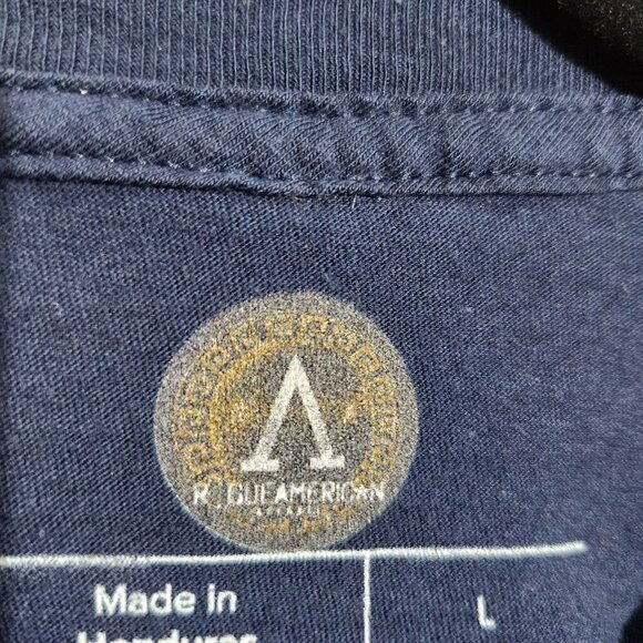 Rogue American Shirt Mens Large Navy Blue A Boy and His Dog Graphic Tee Cotton - Picture 4 of 9